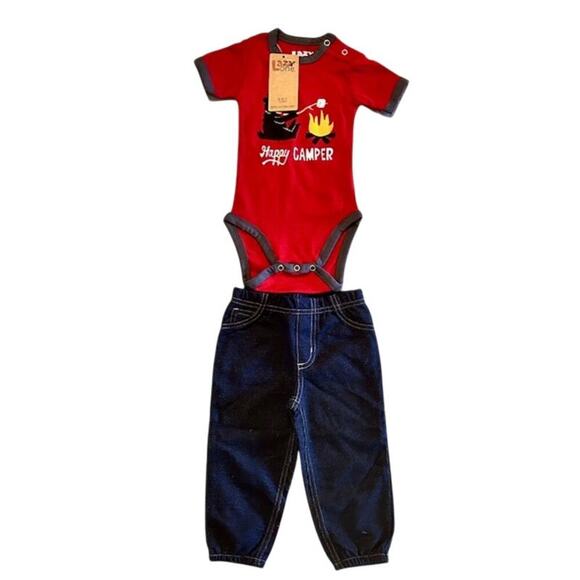 Baby Boy 12M Clothing Lot – Carter’s & Lazy One Outfits (9 Pieces Total) - Picture 5 of 13